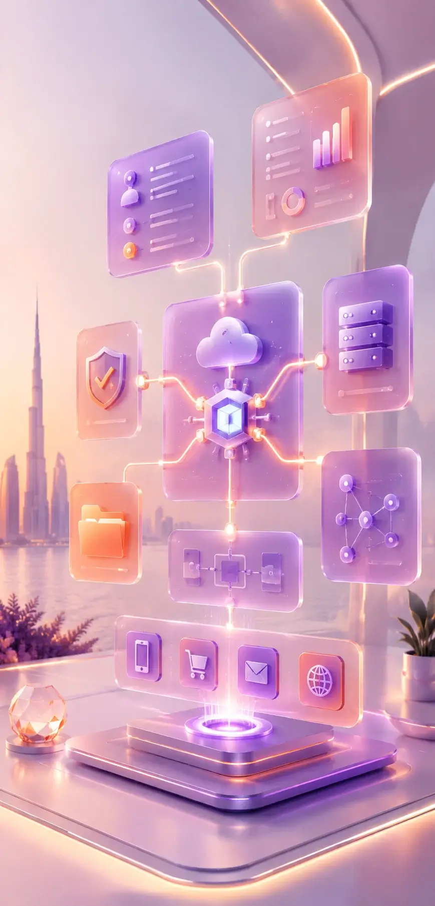 API integration services connecting websites, CRM, mobile apps, payment and business data in Dubai