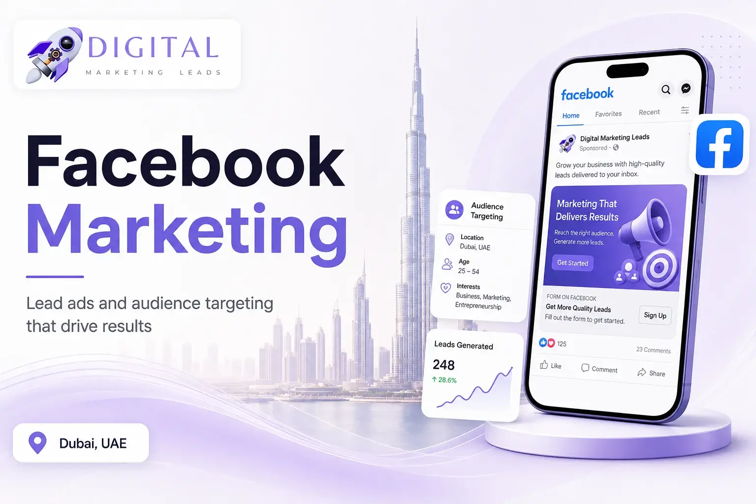 Facebook marketing and Meta Ads services in Dubai
