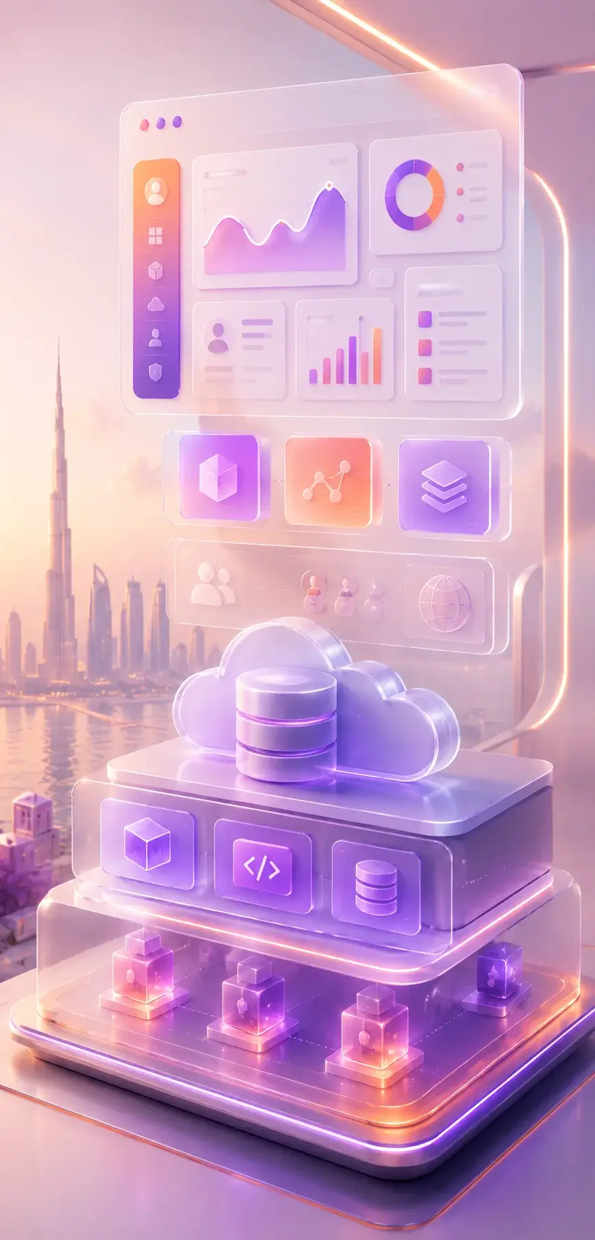 SaaS application development services for subscription platforms, dashboards and business software in Dubai