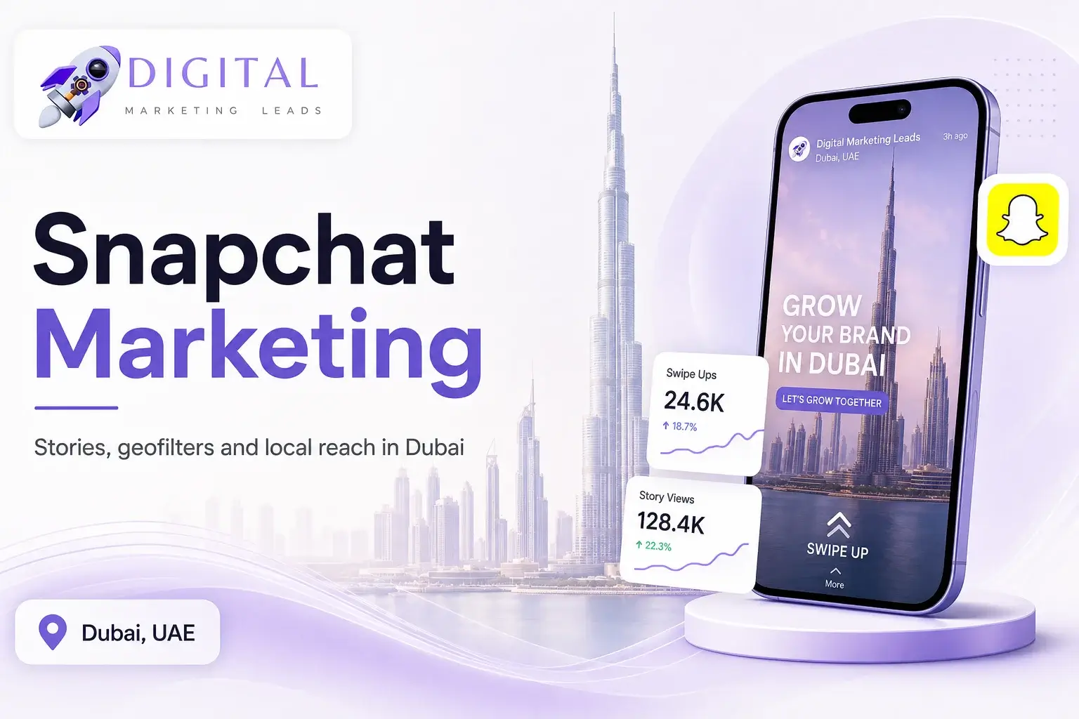 Snapchat marketing and Snapchat Ads services in Dubai