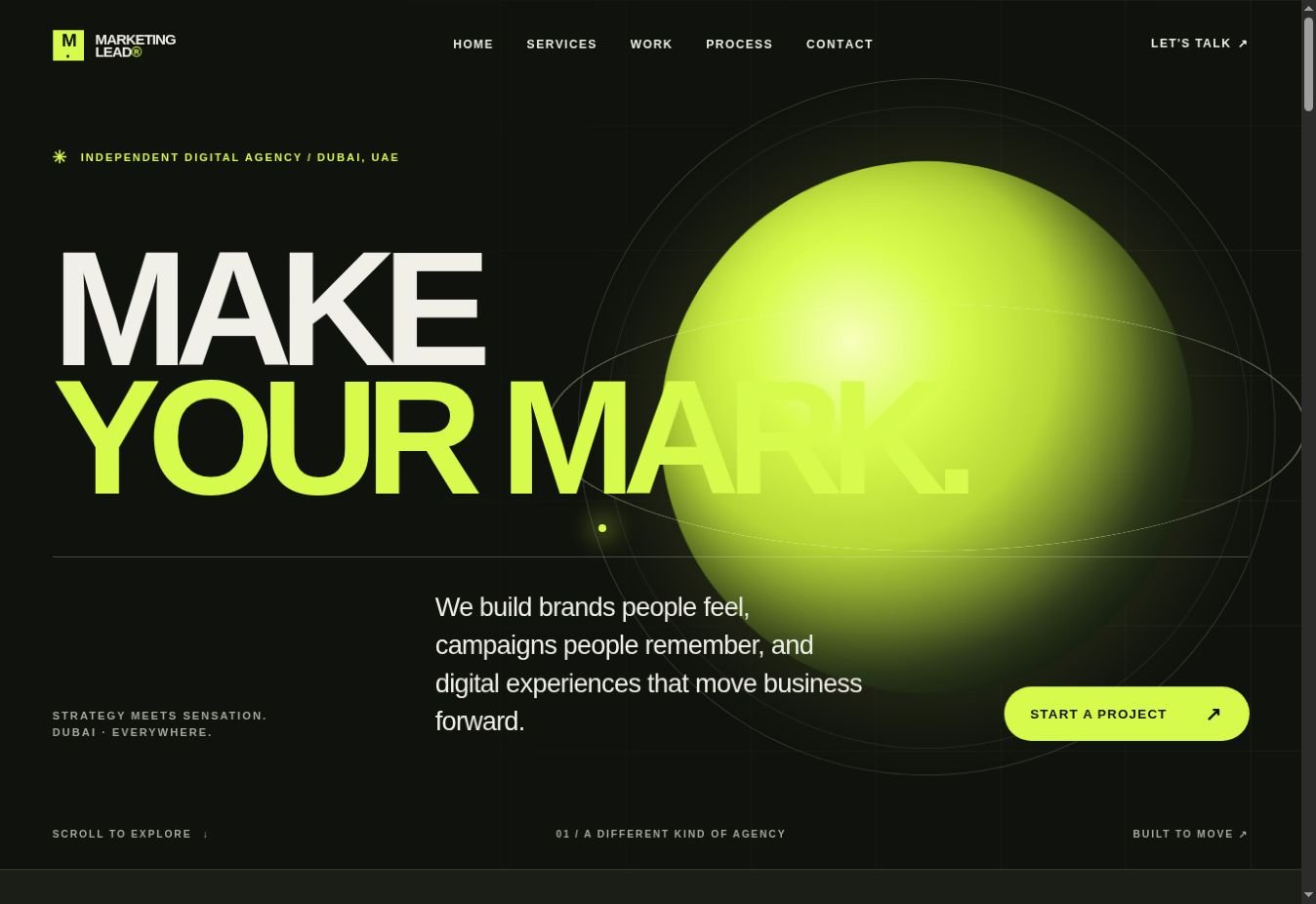 Homepage preview of promarketingdubai.com