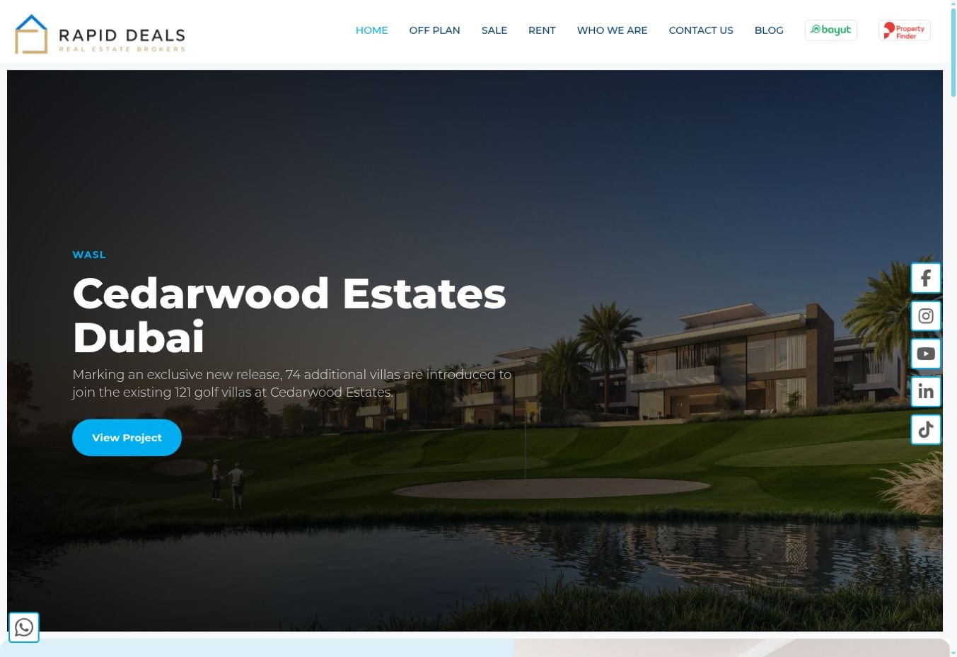Homepage preview of rapiddealsuae.com