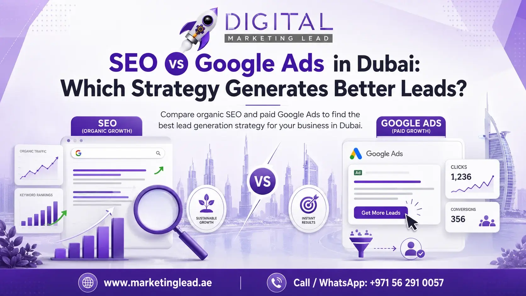 SEO vs Google Ads in Dubai: Which Gets Better Leads?
