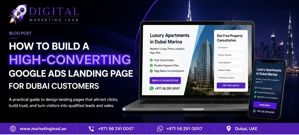How to Build a High-Converting Google Ads Landing Page for Dubai Customers